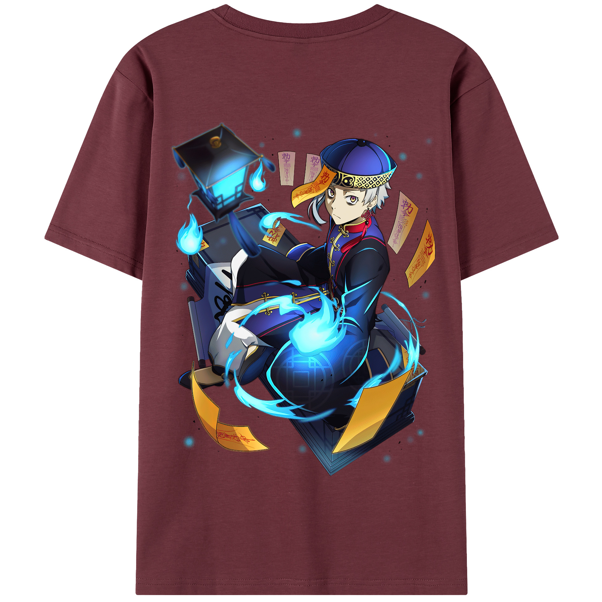 （画像用） 文豪ストレイドッグス Bungo Stray Dogs 綿100％半袖Tシャツ（背面プリント）